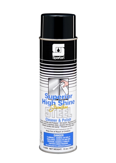 Superior High Shine Stainless Steel Cleaner & Polish    20oz. (12 Per Case)