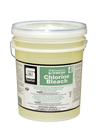 Clothesline Fresh® Chlorine Bleach  4    5 Gallon Pail