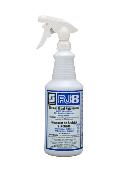Rj8 Tile And Grout Cleaner And Rejuvenator 32 Ounce 12/cs Soap Scum Remover