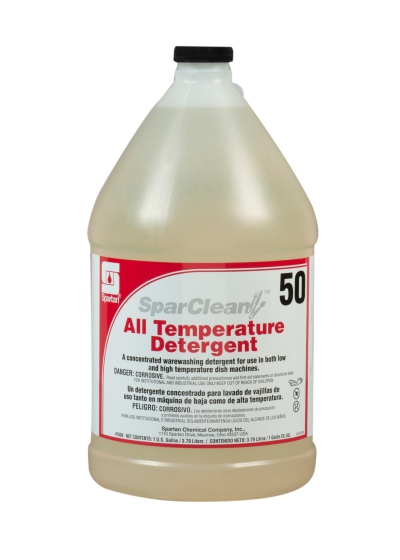 Sparclean® All Temperature Detergent  50    1 Gallon (4 Per Case)