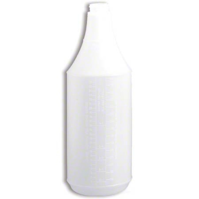 Tolco 32 Oz Spray Bottle Round Natural With Embossed Scale Hdpe
