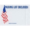 4 1/2 X 5 1/2&quot; American Flag Packing List Envelope (1000/case)