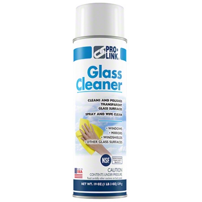 Pro-link® Aerosol Glass Cleaner - 19 Oz. Net Wt. 