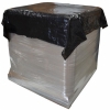 Black Poly Top Sheeting 30 Centerfolded 1.25 Mil.  perforated 60 X 60 Sheets.  300 Per Roll