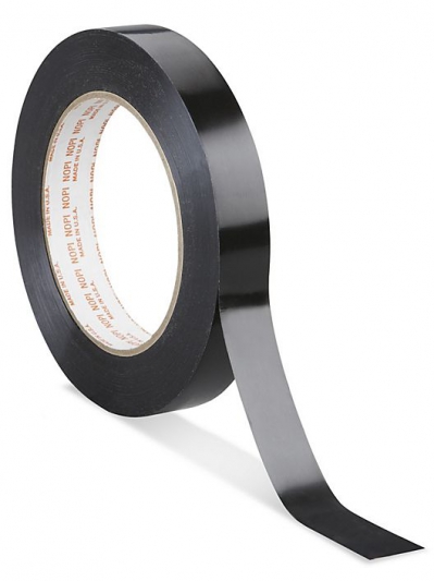 Tes 4288 12mm X 55m Black Strapping Tensilised Tape 144 Rolls Per Case
