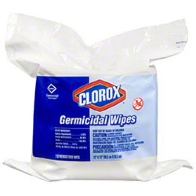 Clorox Healthcare® Bleach Germicidal Wipes, 110 Count Refill, Intended For Use In A Commercial Setting