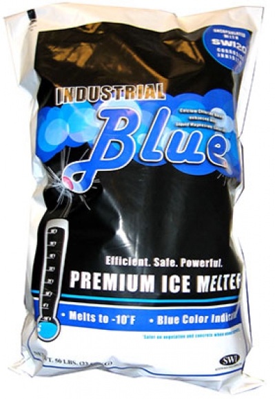 Industrial Blue Fast Acting Ice Melt  50lb Bags  melts To: -10ºf.