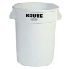 Rubbermaid Commercial Fg263200wht Brute Lldpe Heavy-duty Trash Can Without Lid, 32-gallon, White