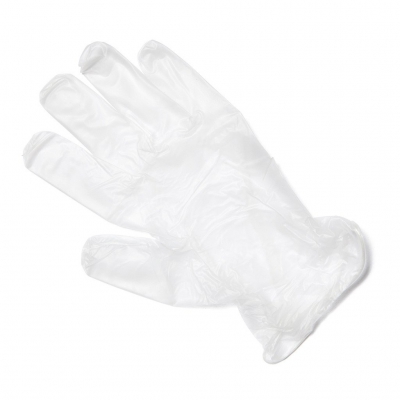 Safe Guard Vinyl Powder Free Gloves Latex Free, Clear, Medium 100/pk 10pk/cs