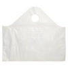 19 X 18 X 9 1 1.25 Mil Unprinted Whitetake Out Bag With Wave Top Handle 25 Mil