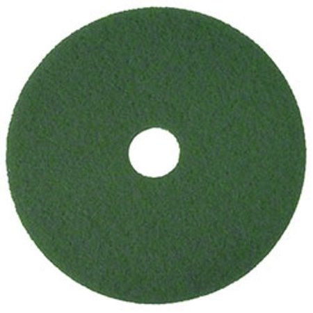 Blast Crud 17" Green Scrub Floor Pads 3M 35030 5400N Green Floor Pads 5/cs 